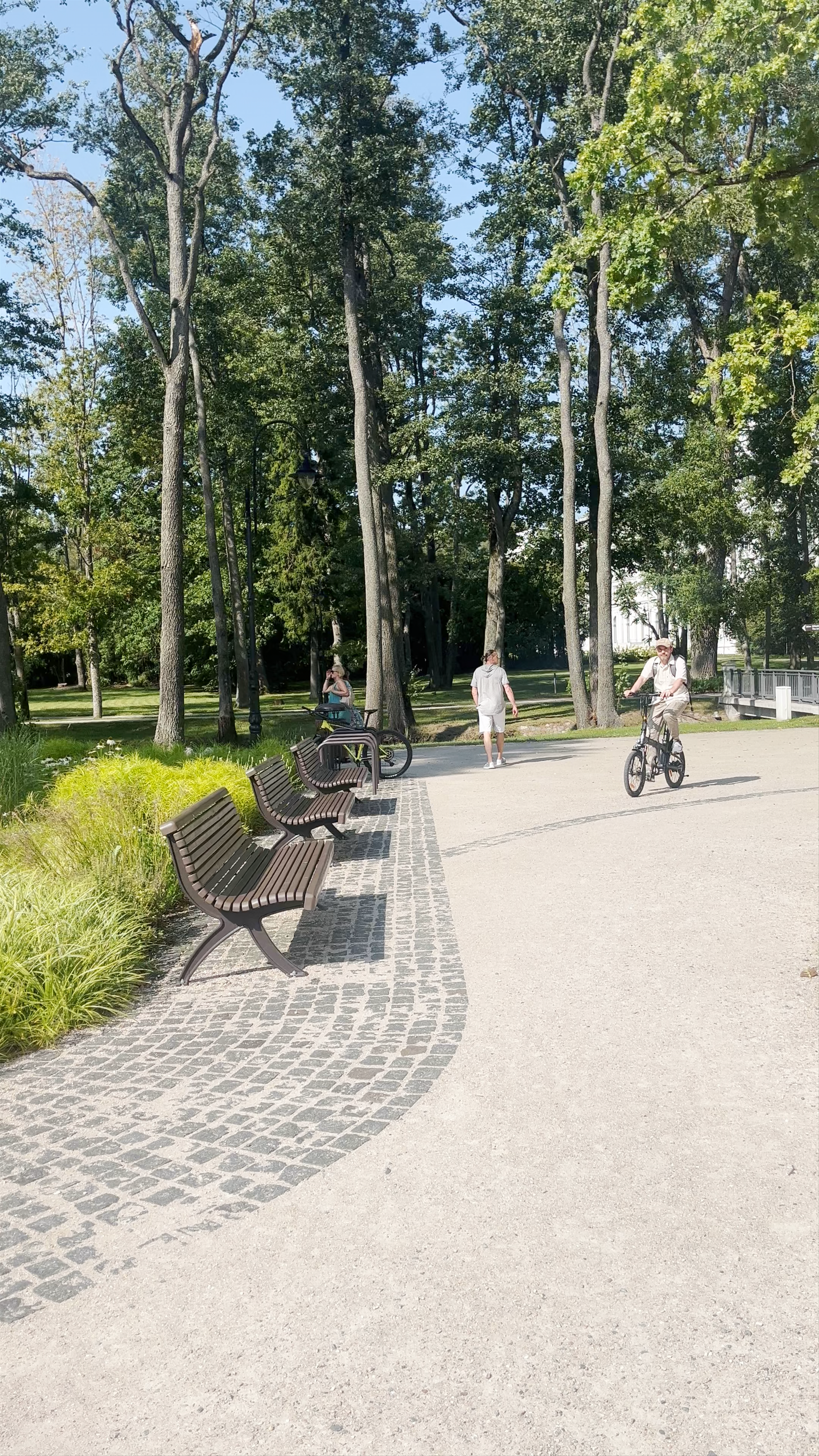 Historic Center of Ķemeri Resort, Jūrmala, Latvia — Summer Park Serenity