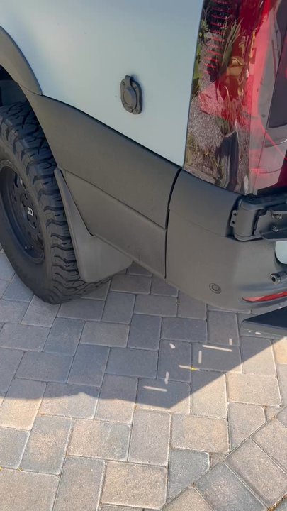 Rocco's Auto Tech - Relocated the parking sensors to rear step of sprinter van. - Car Stereo Installation Near Me - Costa Mesa, California