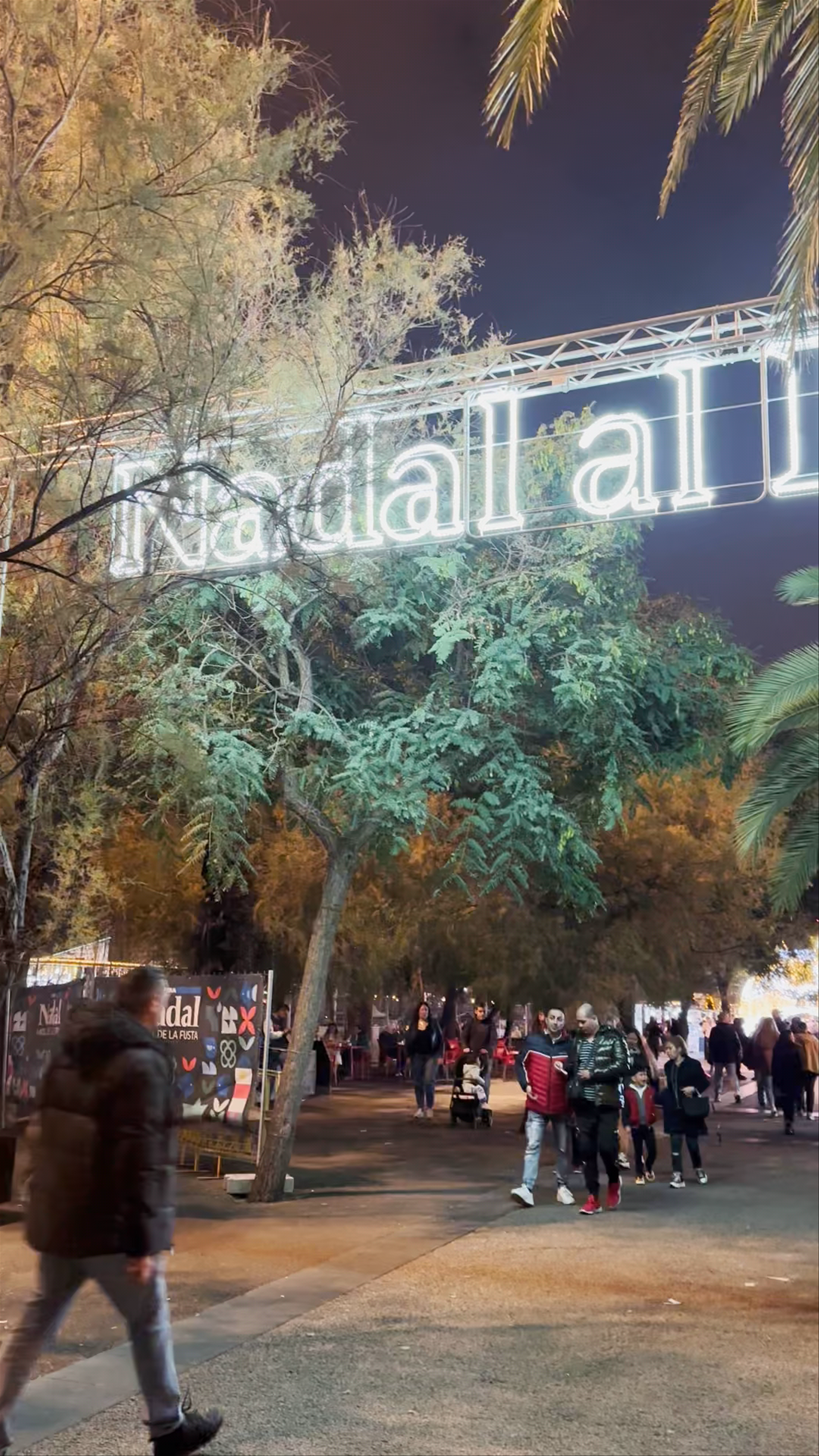 Evening Stroll at Rambla de Mar, Barcelona