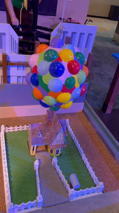 Pixar Putt - 18th hole with Up theme - Mini Golf Near Me - Anaheim, California
