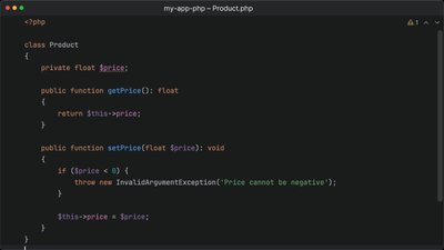 Implement property hooks in PHP 8.4