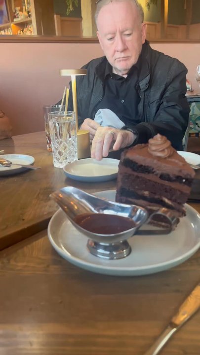 Neighbor Good Kitchen & Bar - Chocolate cake is phenomenal and it comes with chocolate syrup. - Breakfast & Brunch Near Me - El Paso, Texas