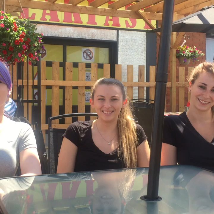 Egg Crackin Diner - Patio with staff - Breakfast & Brunch Near Me - Saint Catharines, Ontario