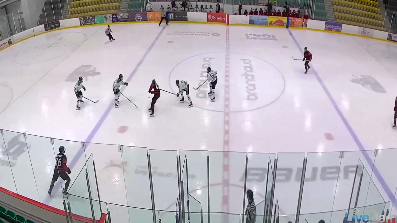 Alexandre Racine: M18 D1 Highlights - Skating with Puck