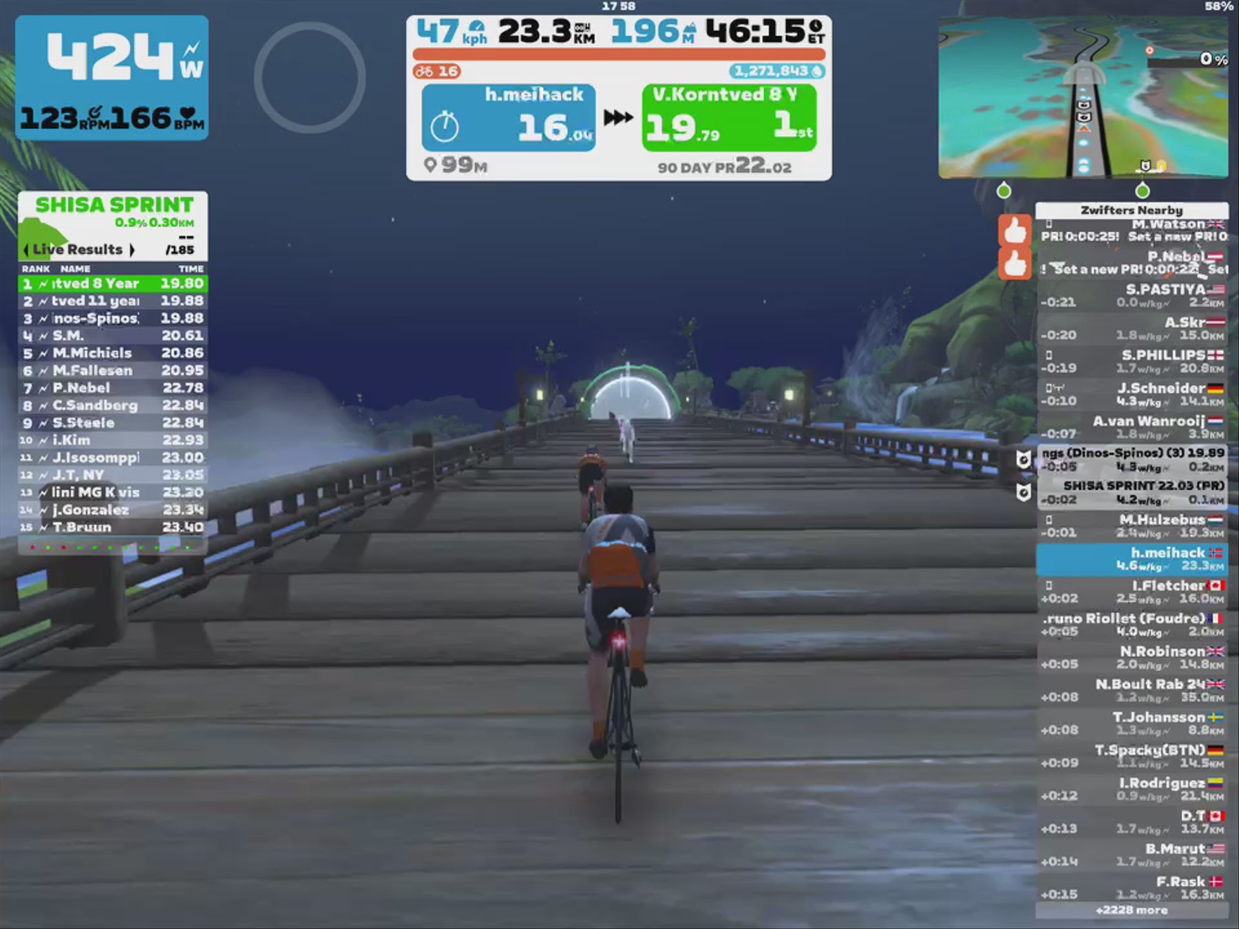 Zwift - Pacer Group Ride: Turf N Surf in Makuri Islands with Miguel