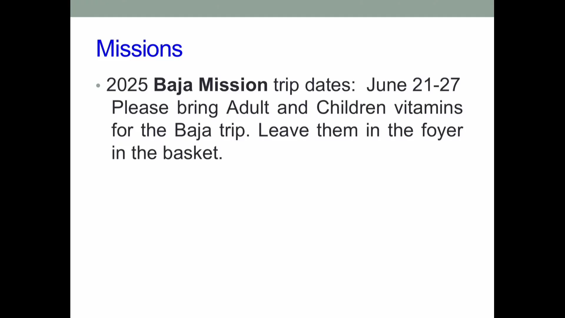 Bethel Service, June 08, 2025
