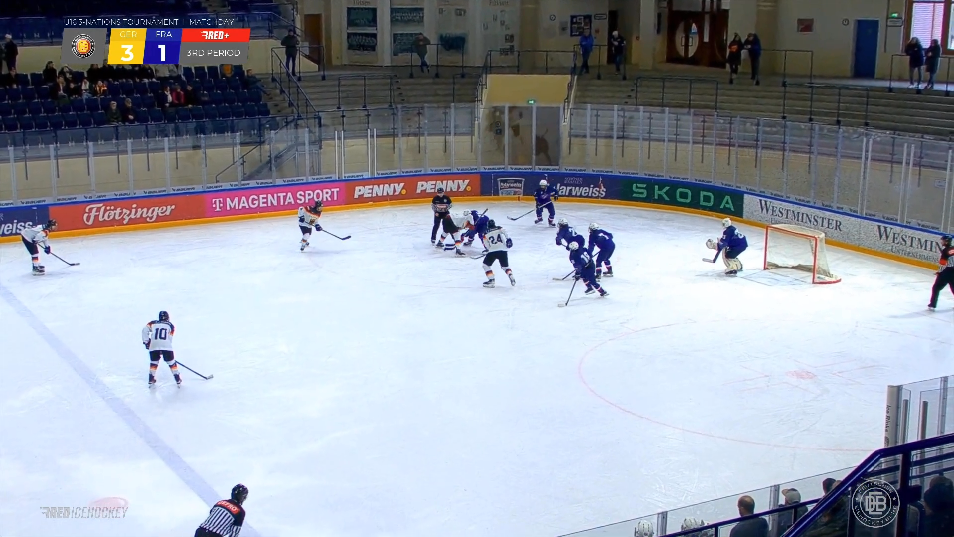Lennard Riedel's Faceoff Win Leads to Quick Goal vs. France