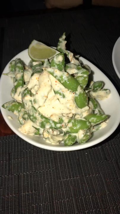 Aji 53 - Spicy edamame-very good - Sushi Bars Near Me - Bay Shore, New York