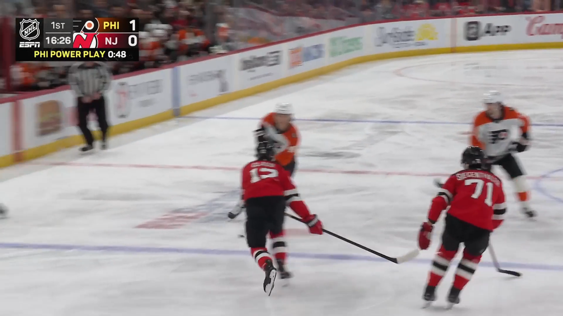 Zegras Nets Power-Play Goal on Martone Feed · Apr. 7, 2026