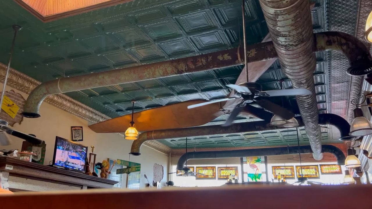 Moon Cricket Grille - The propeller on the ceiling that Came from a blimp - New American Near Me - Winter Garden, Florida