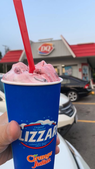 Dairy Queen Store - Dairy Queen - our dairy treats of a Very Cherry Chip and a Coffee Crisp Caramel Macchiato Blizzard - Fast Food Near Me - Scarborough, Ontario