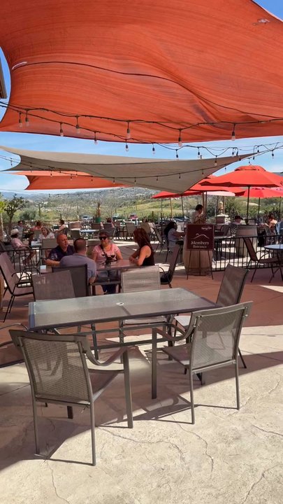 Monte De Oro Winery - The beautiful patio - Wineries Near Me - Temecula, California