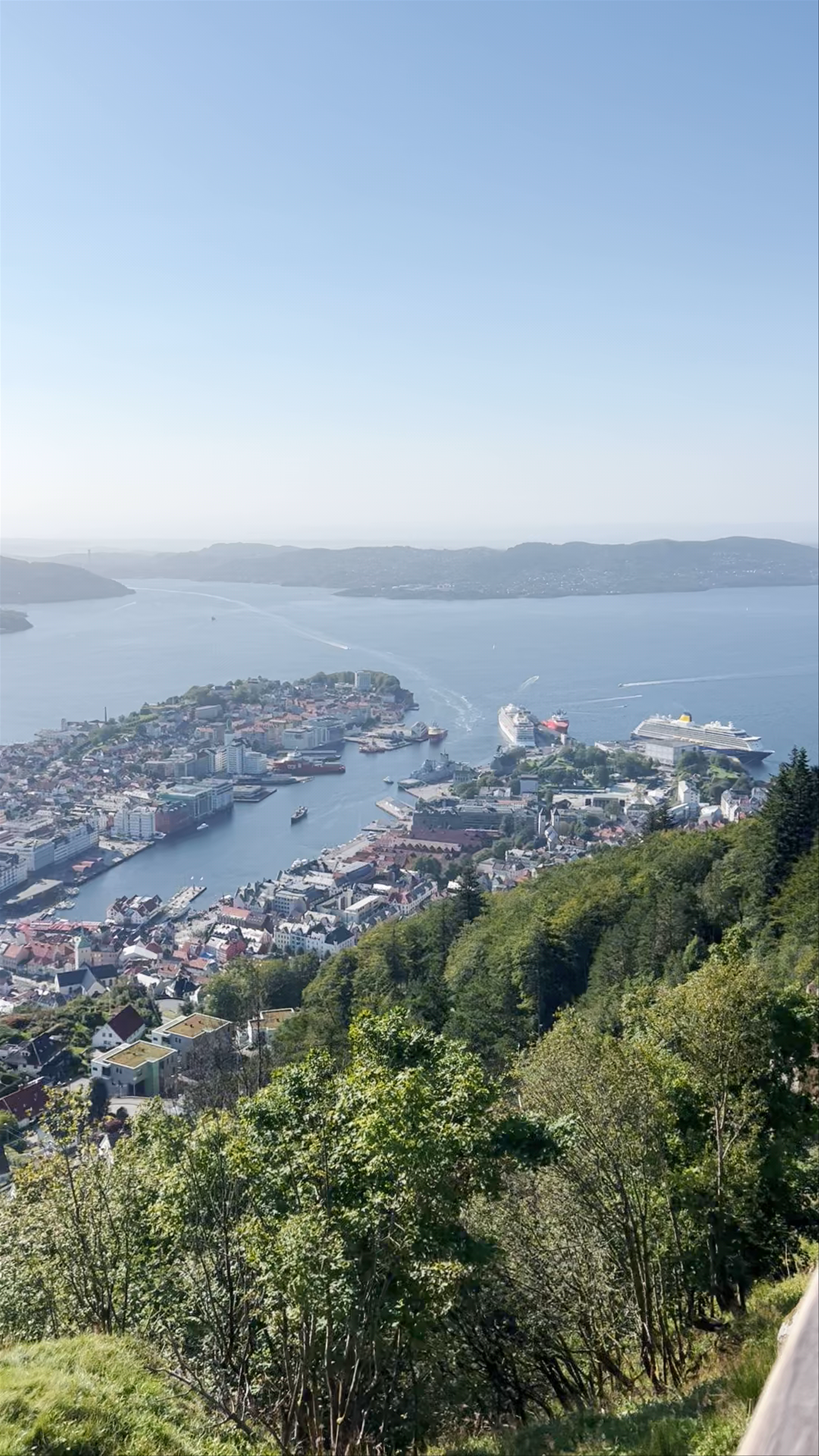 Breathtaking Panorama from Fløyen, Bergen, Norway