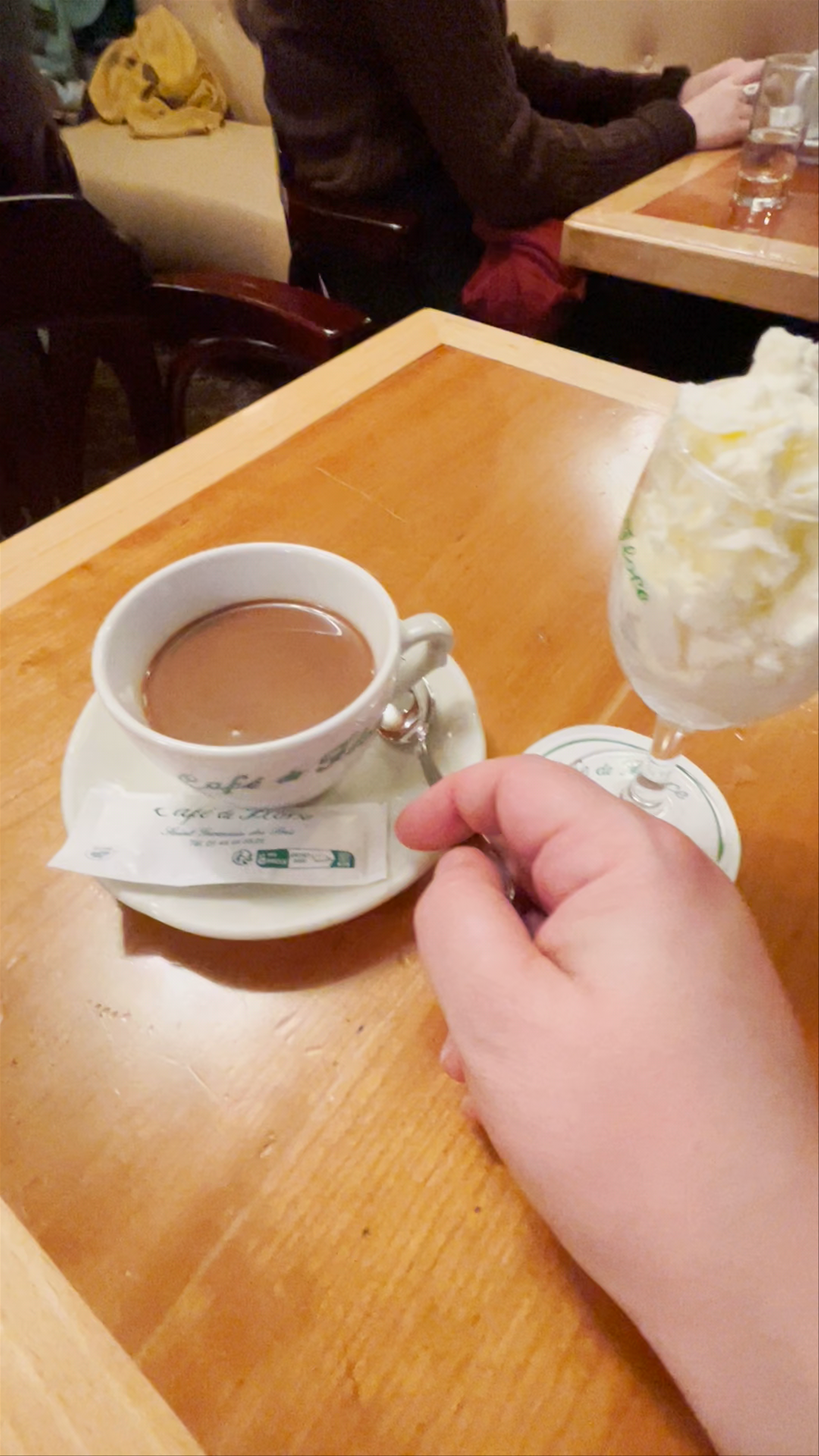 Cozy Moments at Café de Flore in Paris