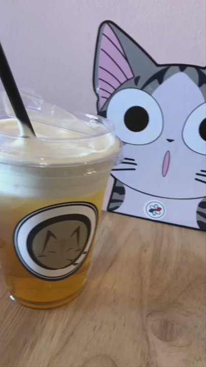 MewTea Cafe - Cream Cheese Jasmine Tea was yummy. The Jasmine tea alone was on the sweet side before mixing. - Bubble Tea Near Me - Garden Grove, California