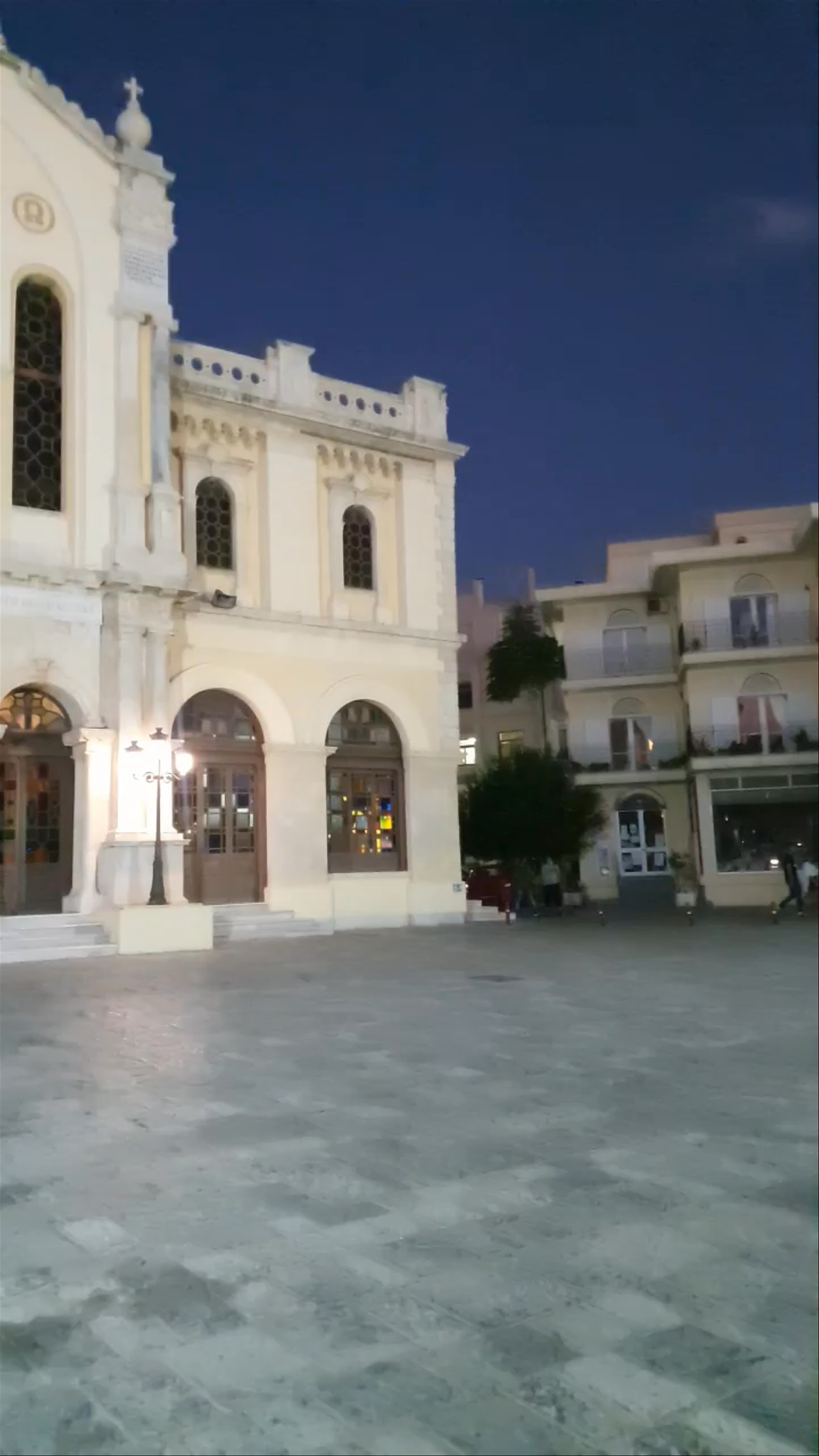 Evening Serenity at Agios Minas Cathedral, Heraklion