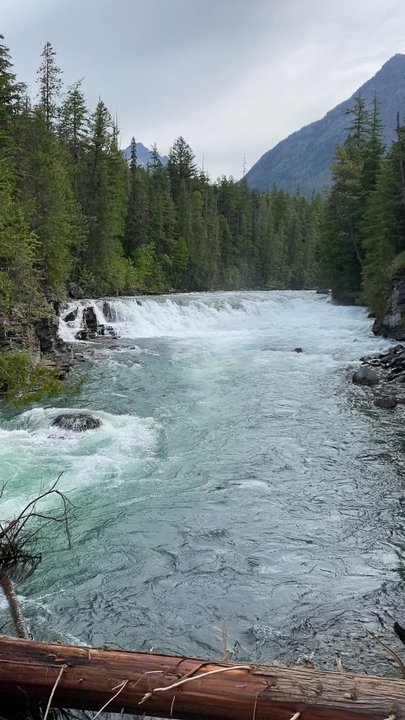 Sacred Dancing Cascade Falls - Sacred Dancing Cascade - Parks Near Me - West Glacier, Montana