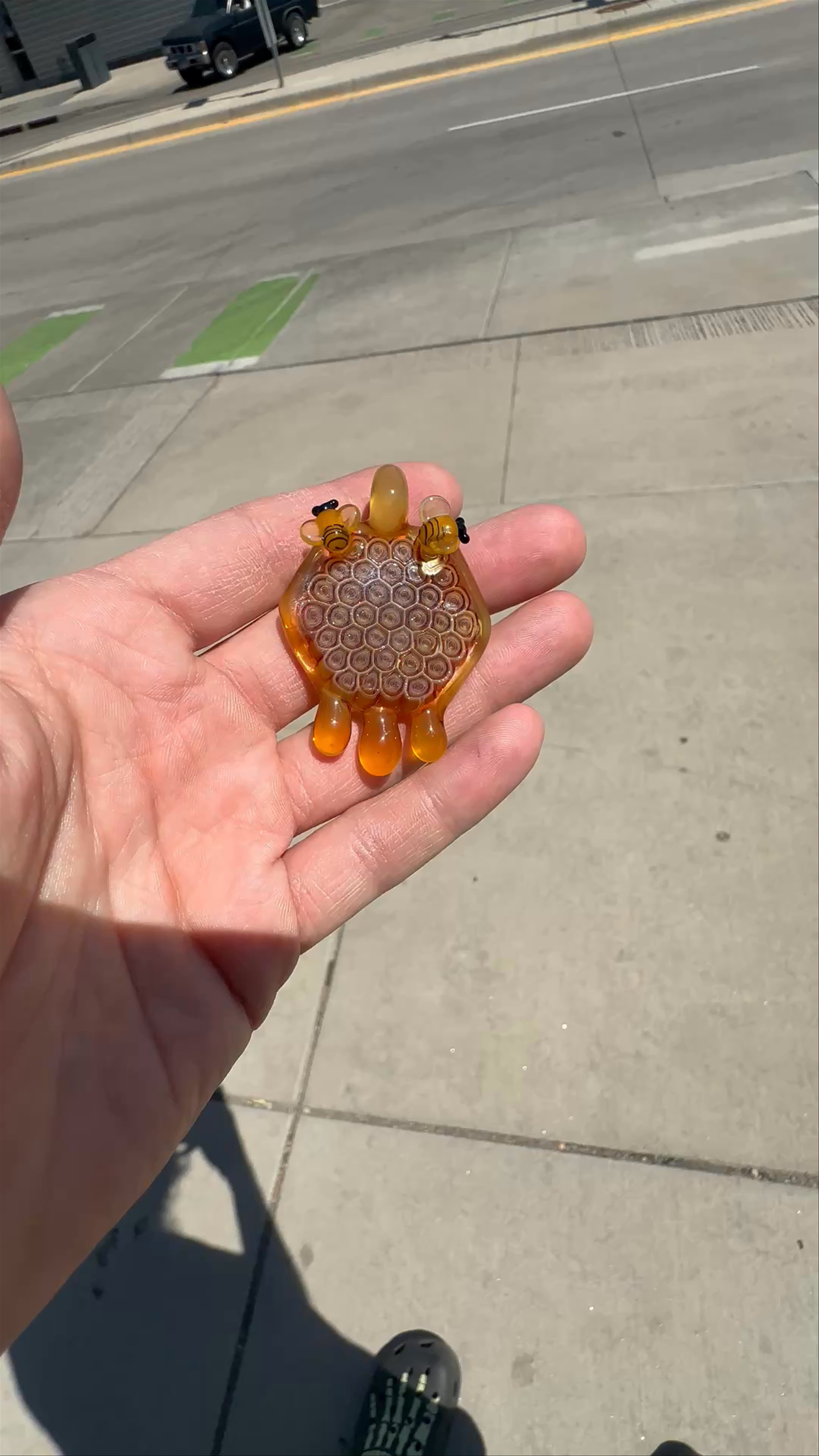 Preview pic of Joe P honeycomb milli pendant