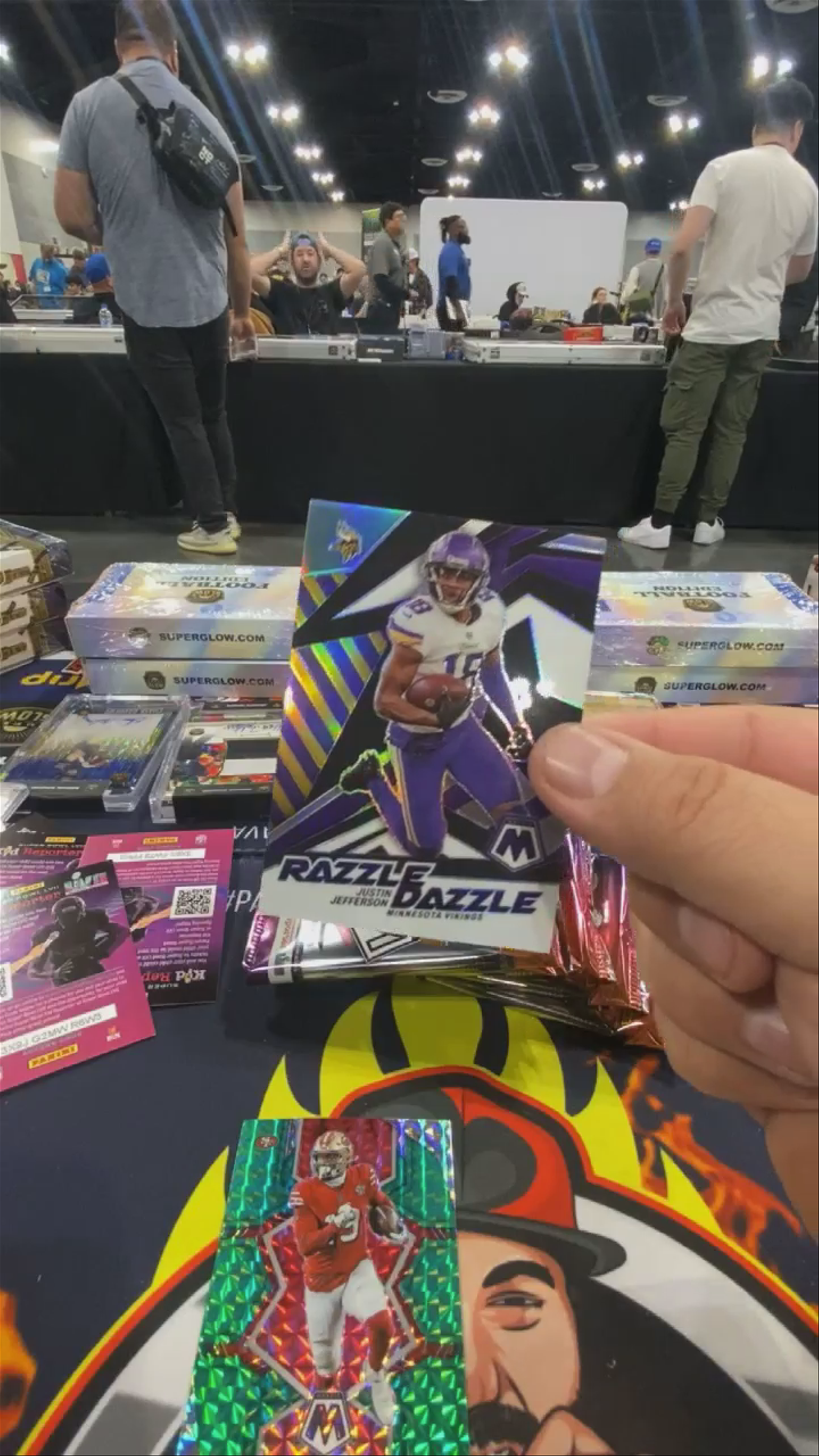 Justin Jefferson Razzle Dazzle case hit!