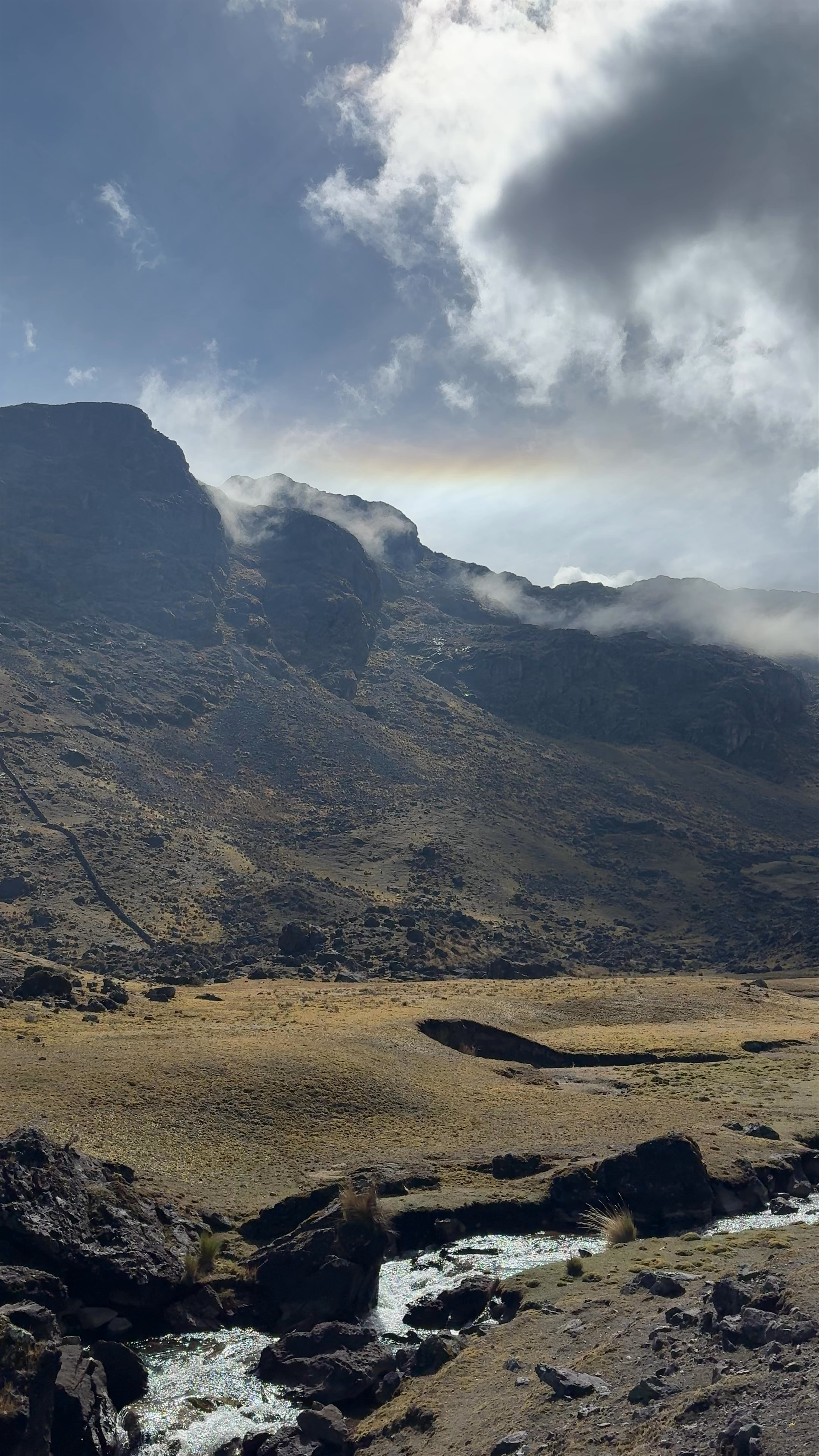 Ciénaga antes de 7 Lagunas