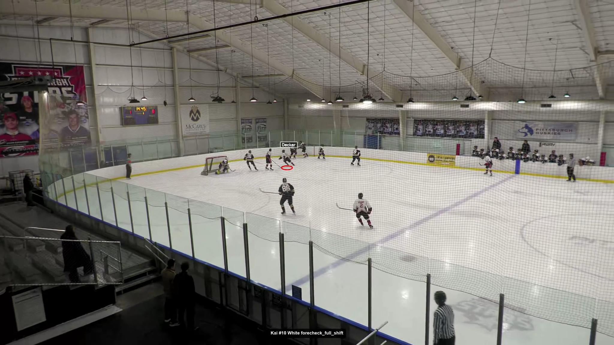 Kai Decker' shift vs Notre Dame Academy | Pittsburgh Stars 15O AAA