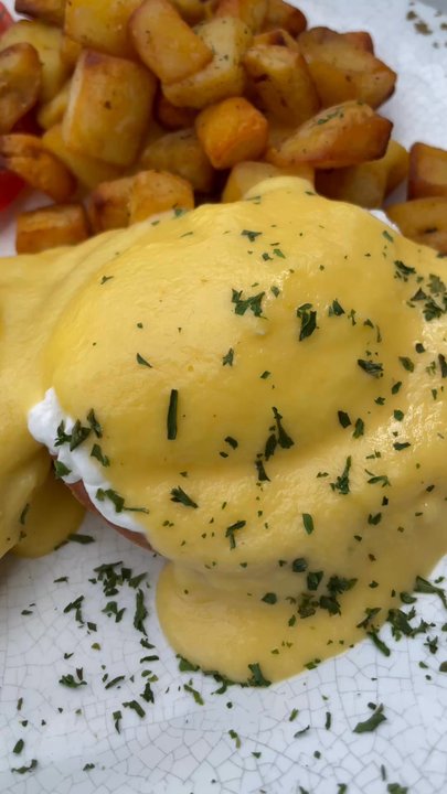Coffee Break-Enjoy - Love this Eggs Benedict! - Bakeries Near Me - Miami, Florida