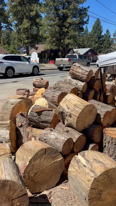 Lit Firewood - Firewood Near Me - Big Bear, California