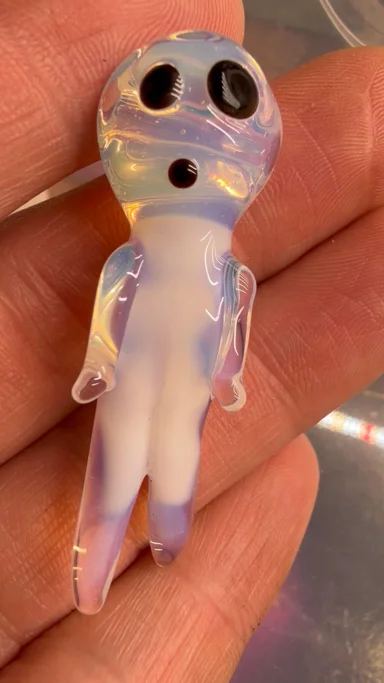 Preview pic of Kodama forest spirit pendant