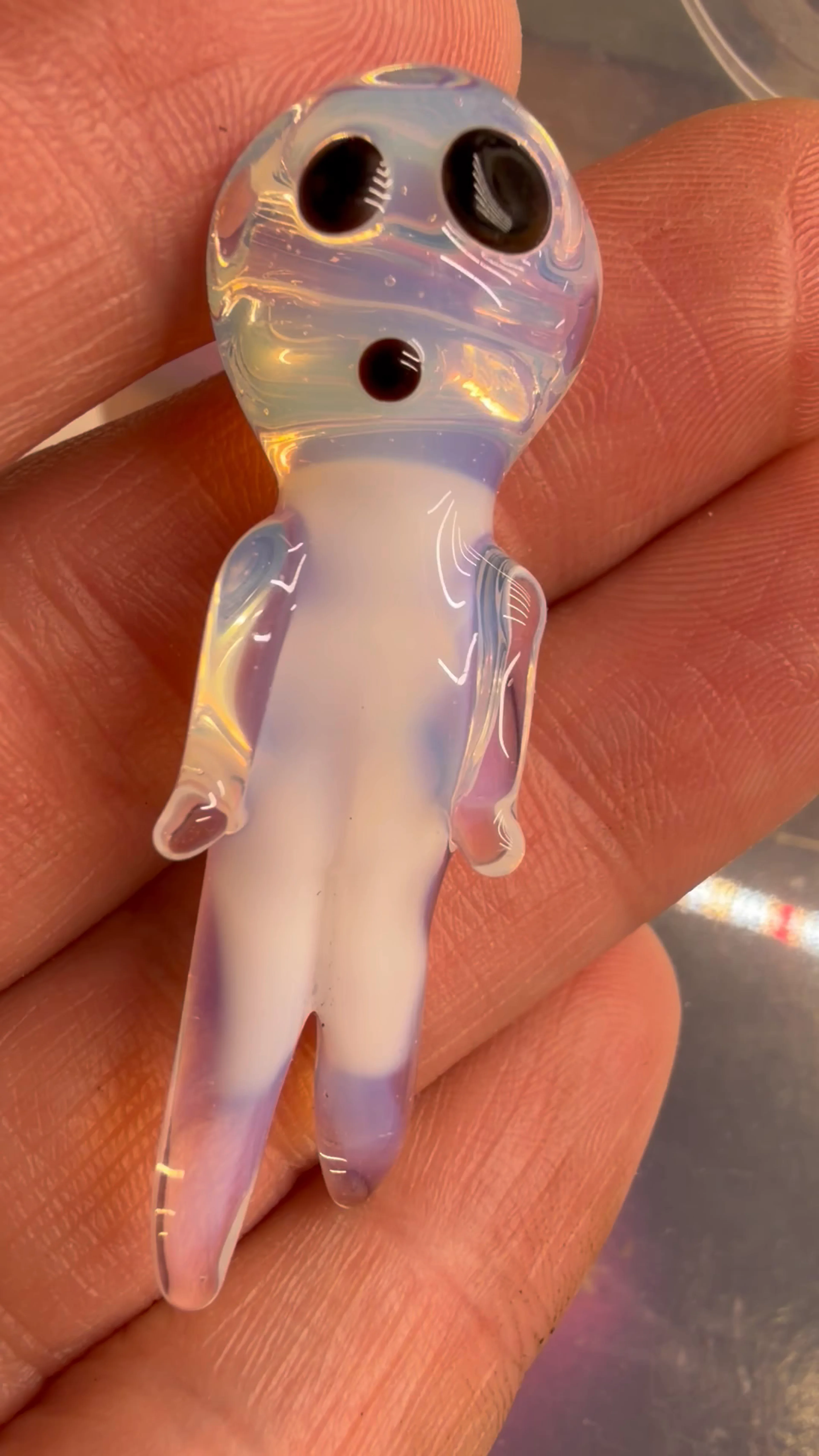 Preview pic of Kodama forest spirit pendant