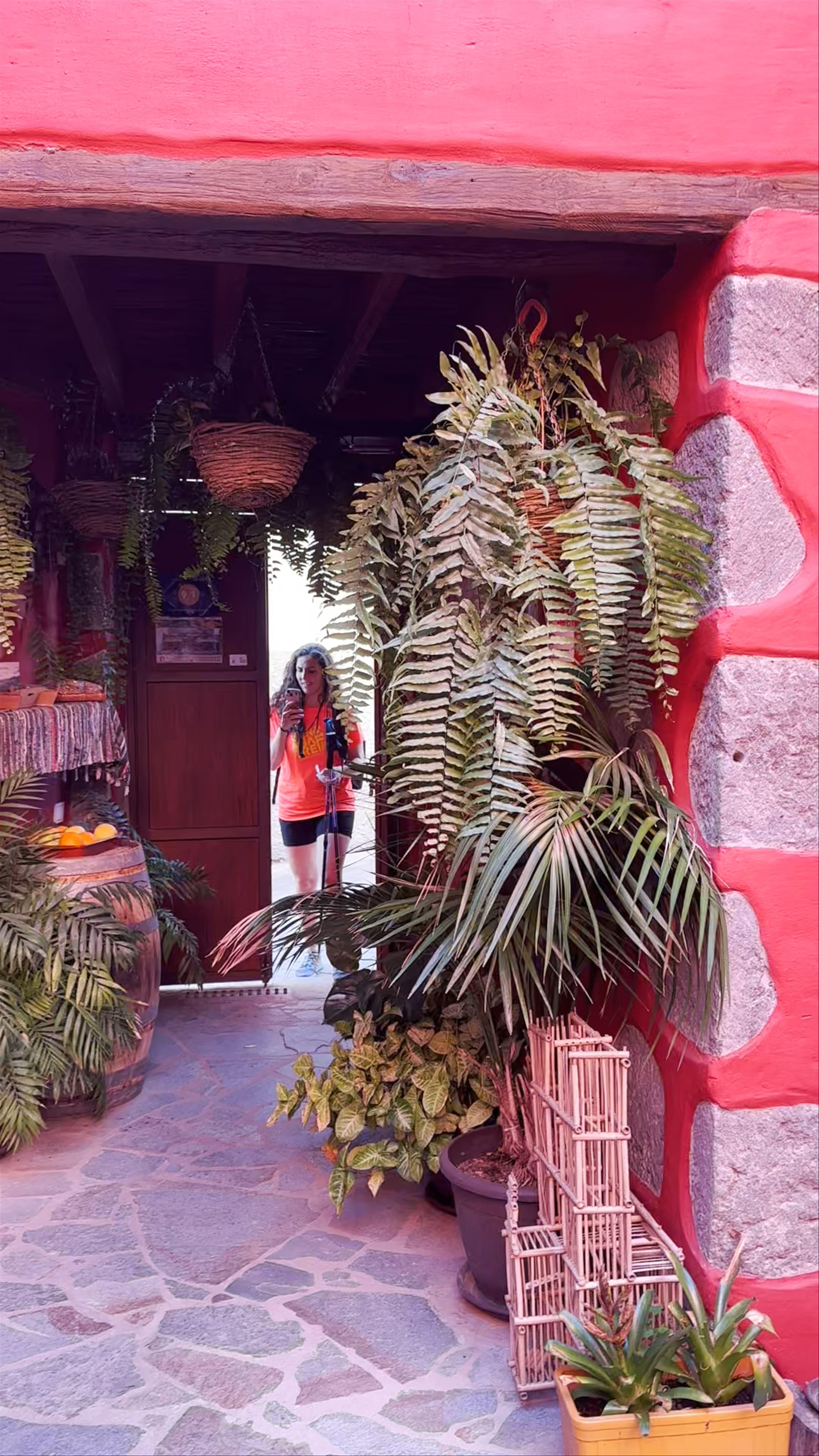 Charming Courtyard at Rural Suites Santiago de Tunte, Gran Canaria