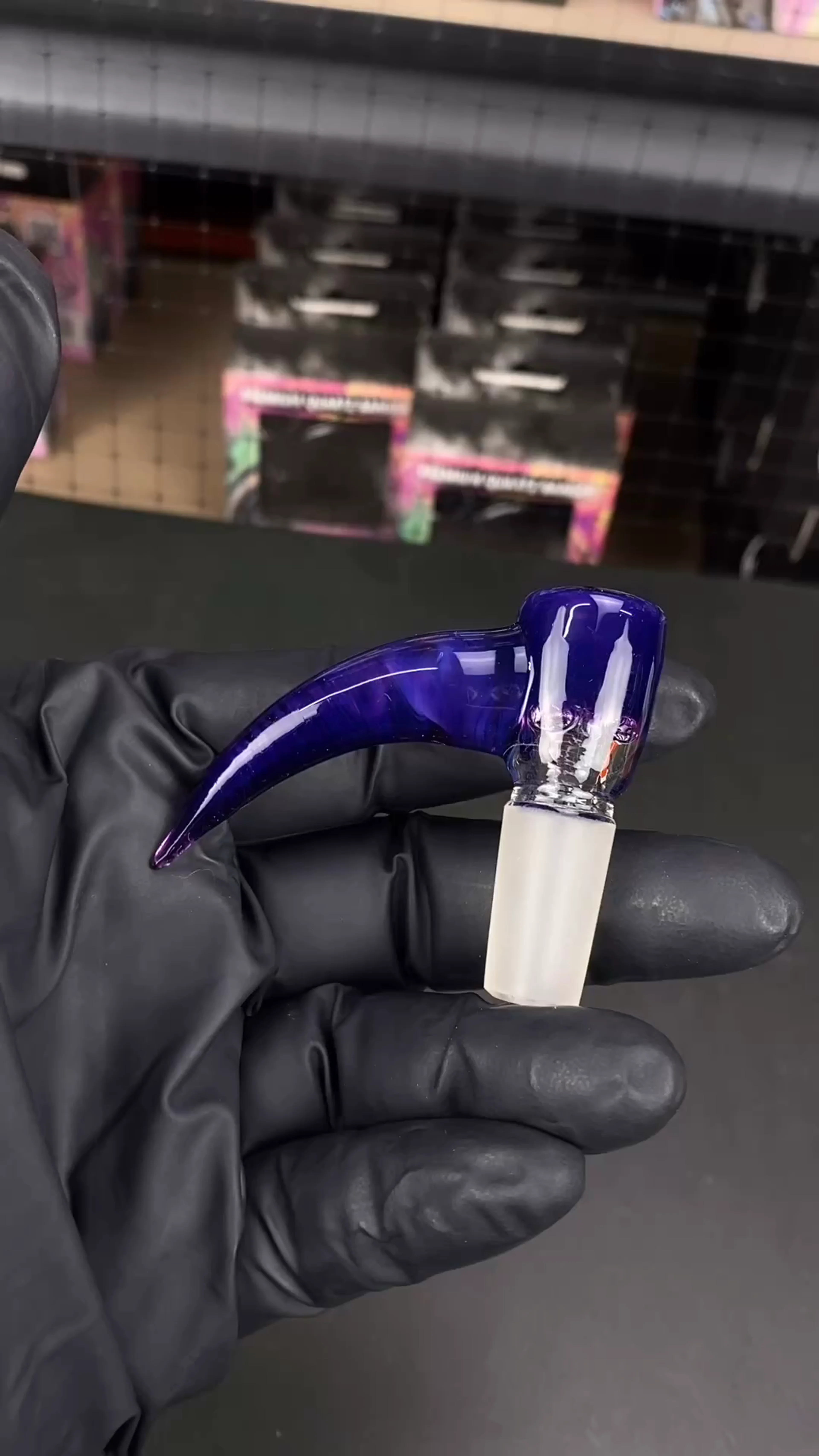 Preview pic of 14mm 4-Hole Glass Bowl Slide by Magizle