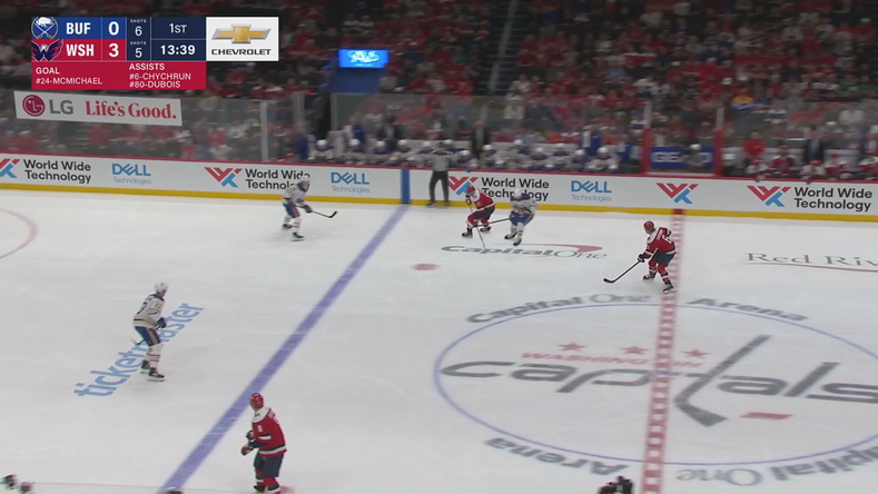 Rasmus Dahlin Shows Patience Taking the Shot to Make It 3-1 · Apr. 4, 2026