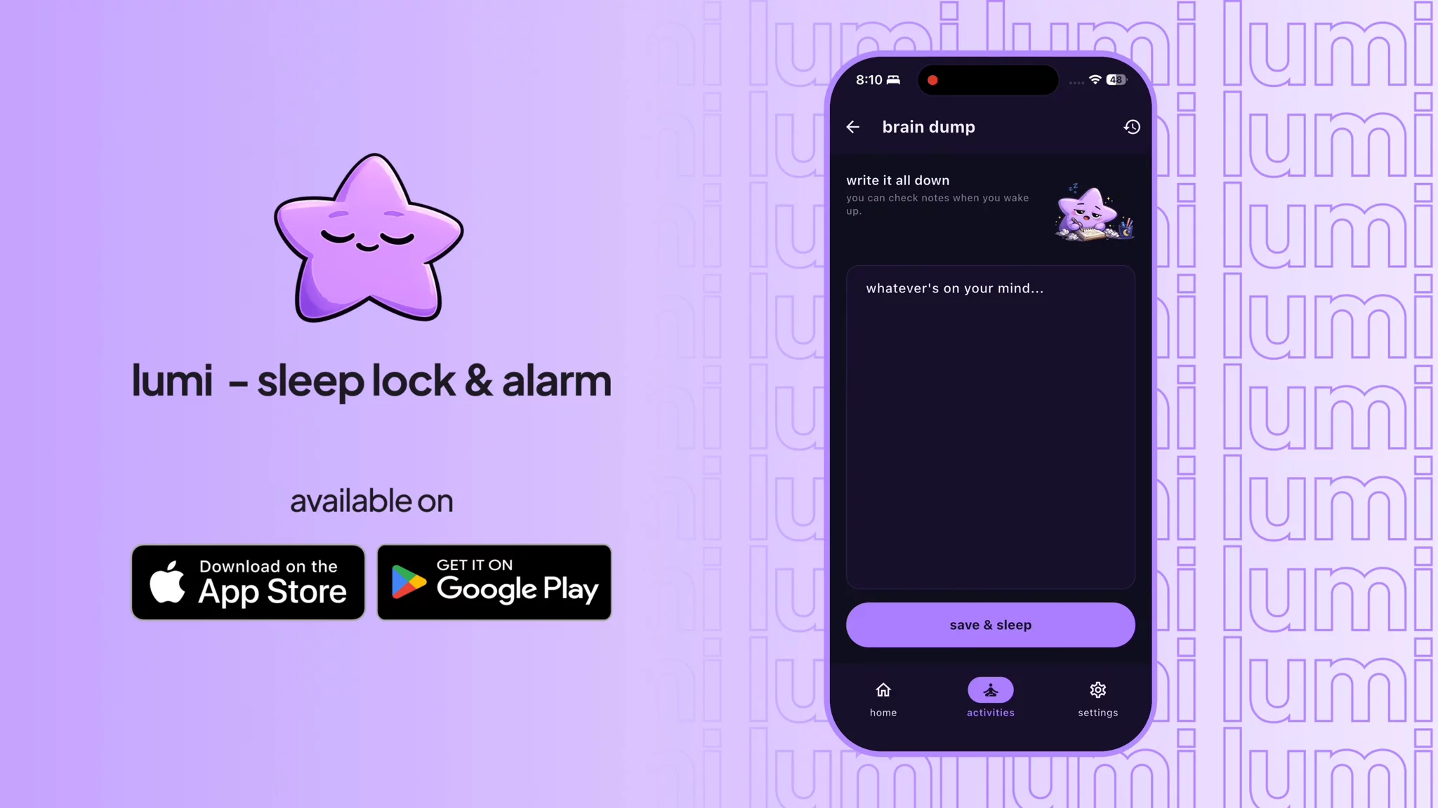 lumi - sleep lock & alarm image 1