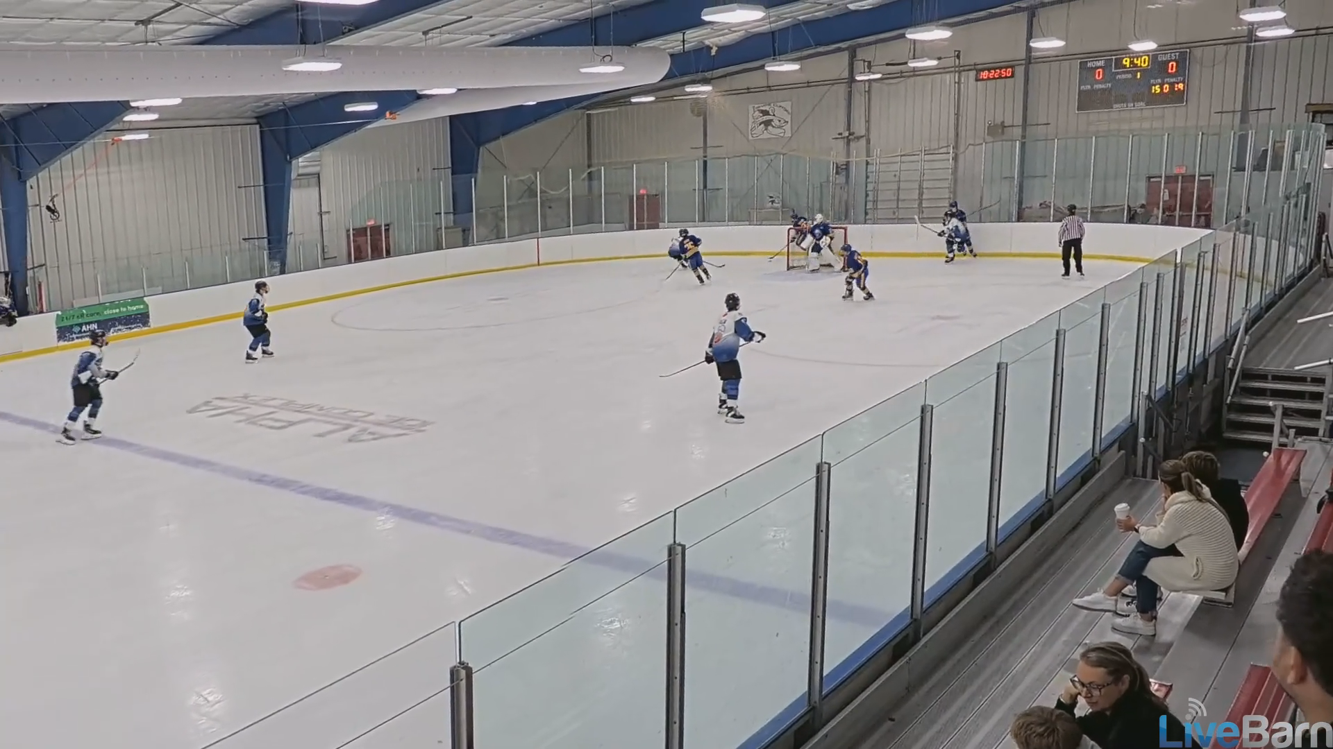 USHL Fall Classic Team MN Red vs Buffalo Jr Sabers 5 on 5 goal