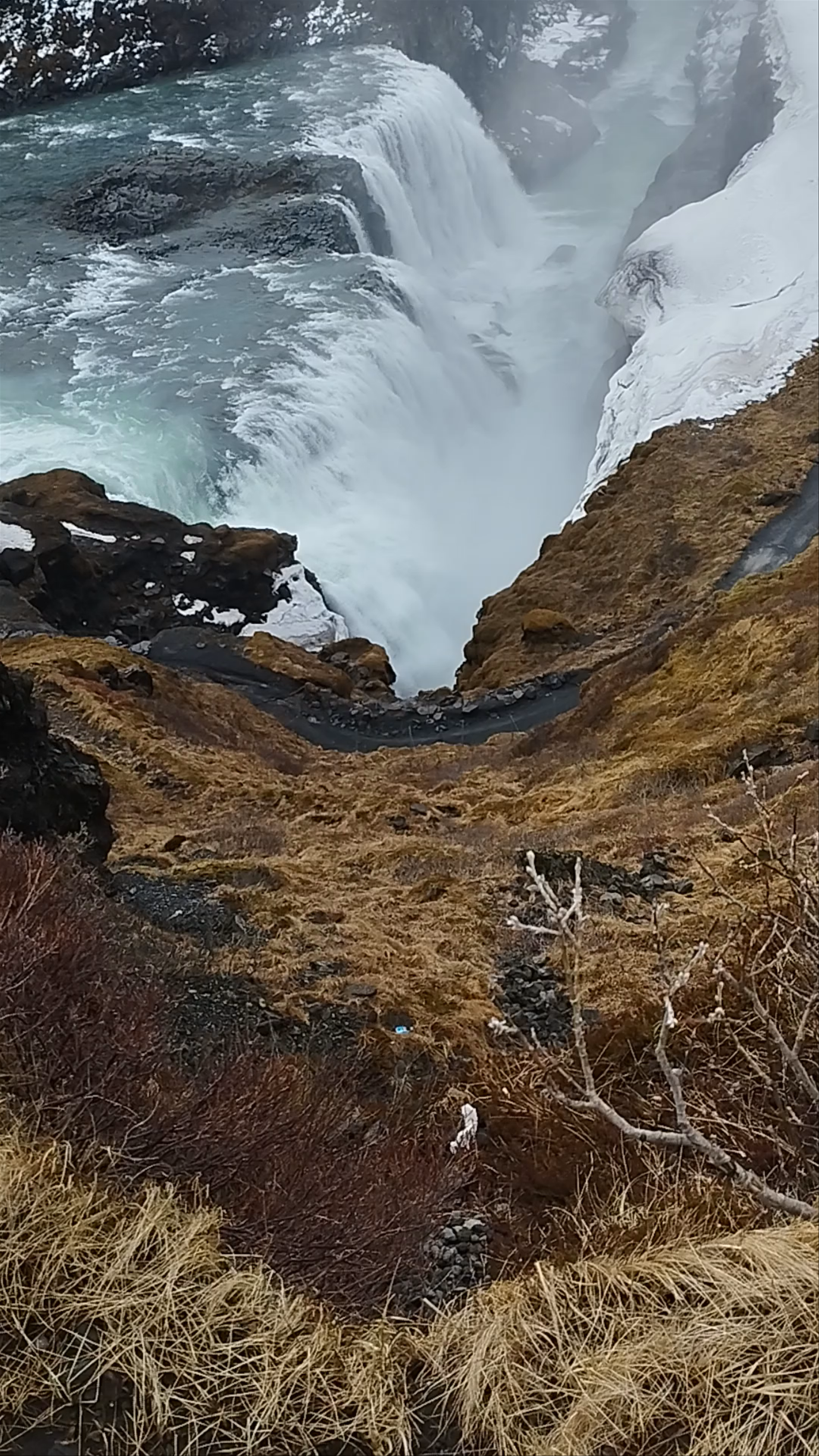 Mirador de la cascada Gullfoss