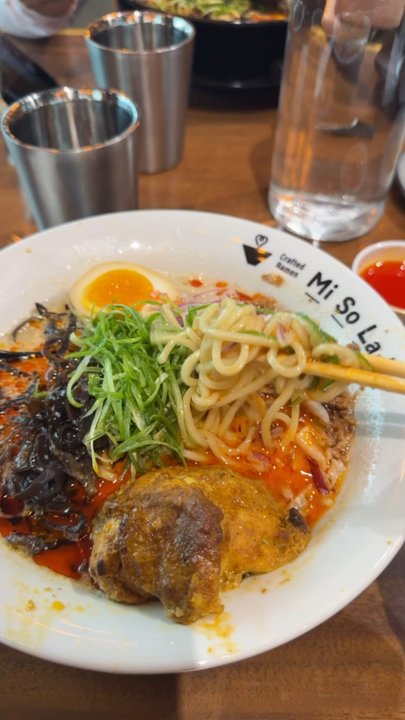 Craft Ramen Misolado - Spicy creamy chicken ramen - Japanese Near Me - Omaha, Nebraska
