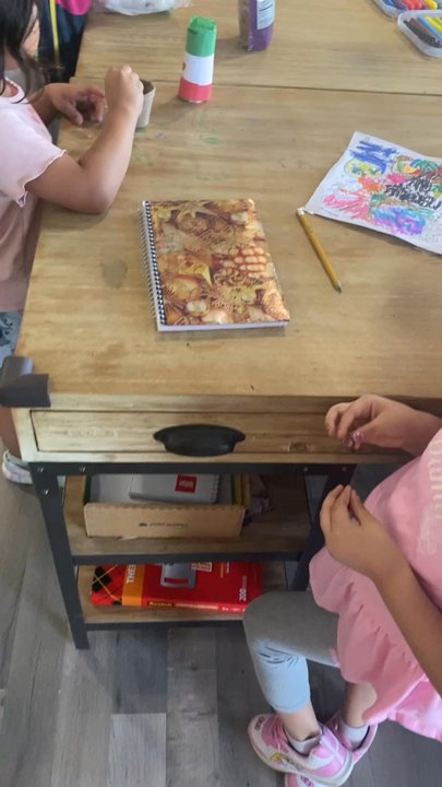 Cometa Learning Center - Kids working on their project: Planting seeds in cotton. This month's theme was plants and flowers and all the related Spanish vocabulary! - Language Schools Near Me - Castro Valley, California