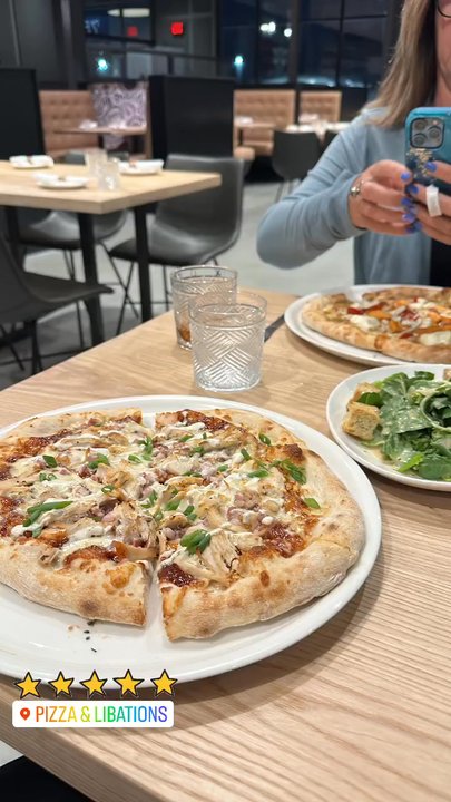 Pizza and Libations - Prices were a little high, but overall really good! Be open to trying new things on your pizza! - Pizza Near Me - Bargersville, Indiana