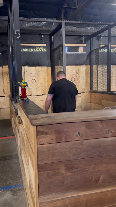 LumberjAxes Axe Throwing - Millvale - Axe Throwing Near Me - Pittsburgh, Pennsylvania