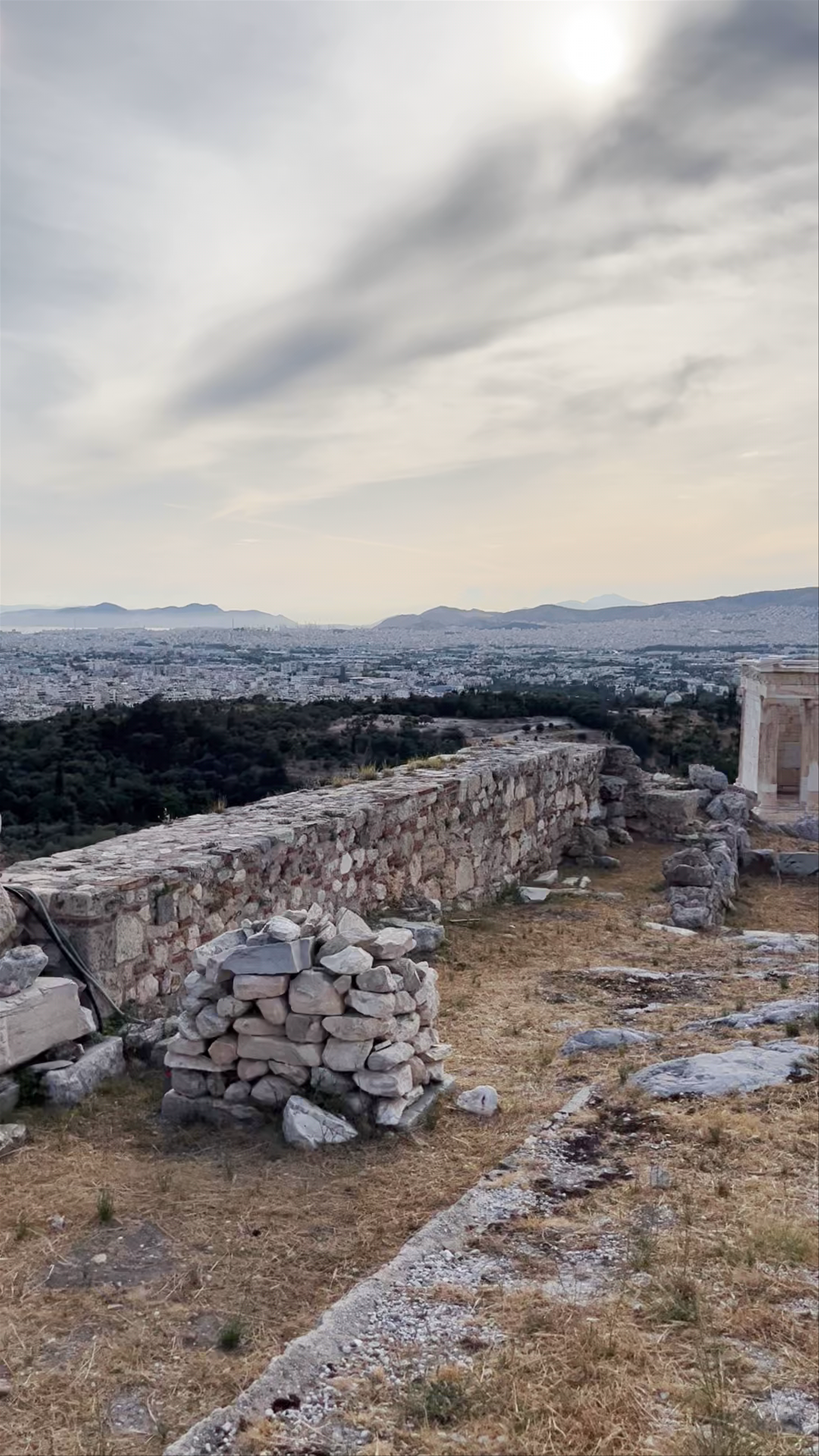 Twilight Views from the Propylaea, Acropolis of Athens