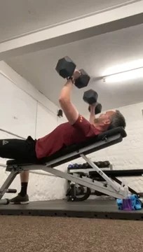 H - DB Incline Bench press