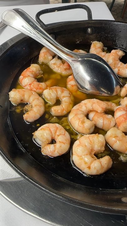 Restaurante Pinóquio - Buttered shrimp - Seafood Near Me - Lisbon, 11