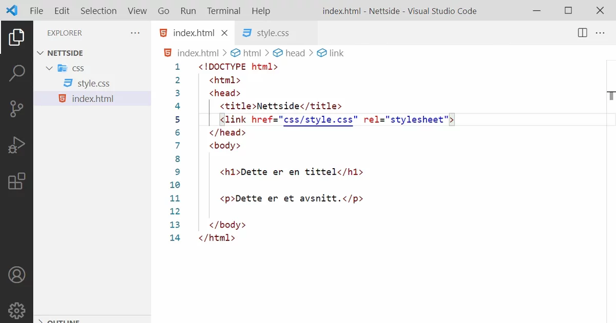 Slik legger du til CSS på en nettside | Utdannet.no