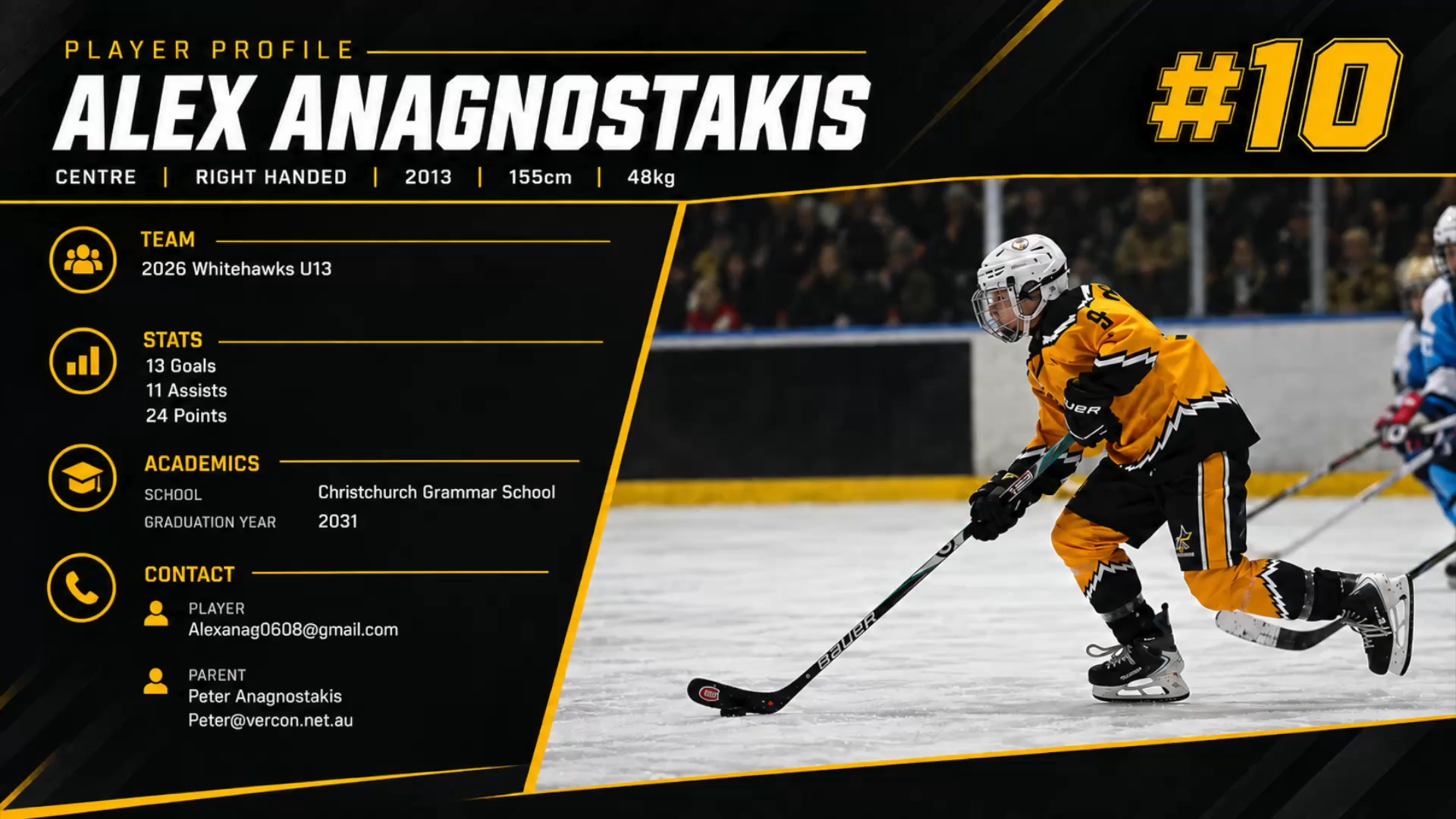 Alex Anagnostakis: U13 Highlights - Season 2026 Showstopper