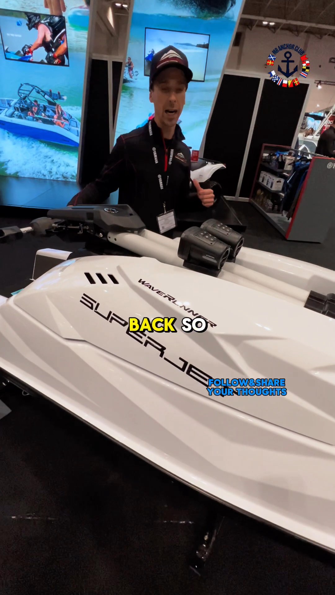 New 4 Stroke standup jet ski with speakers onboard...