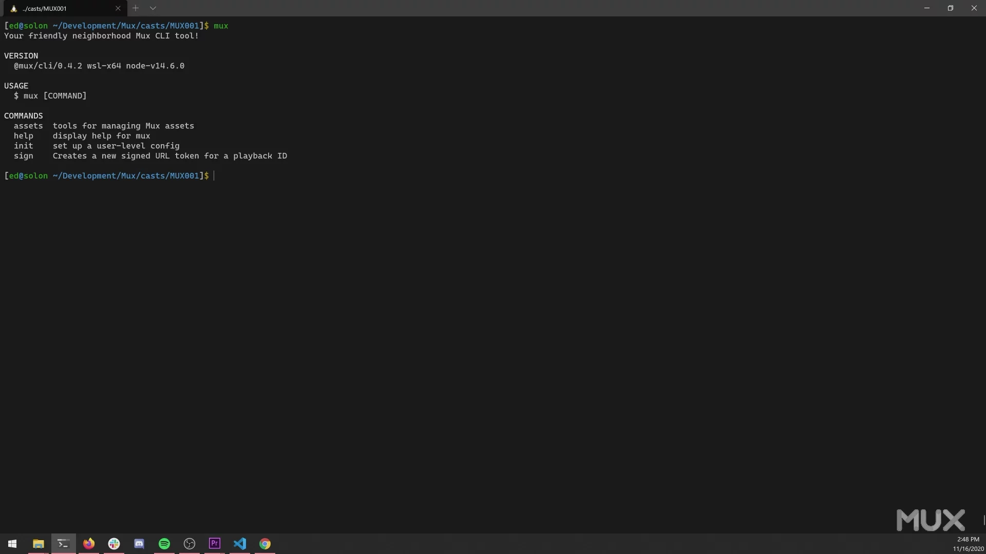 Mux's own demo asset