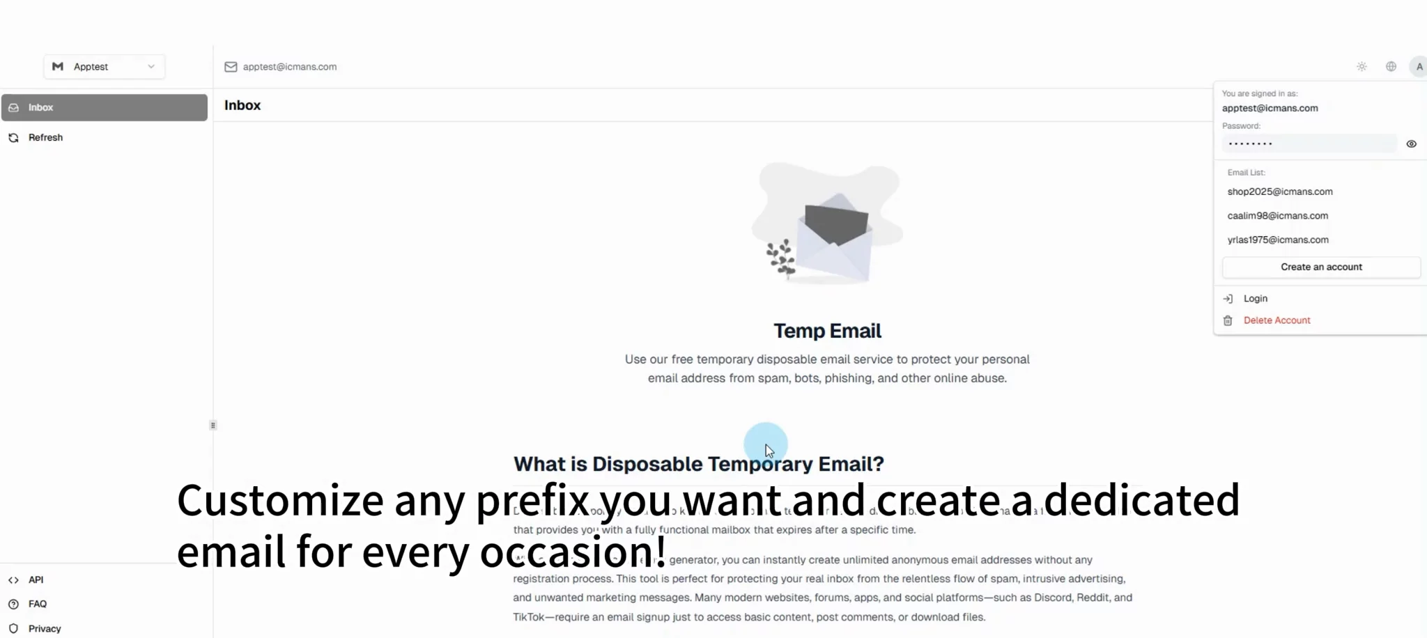 TempEmail.cc image 1