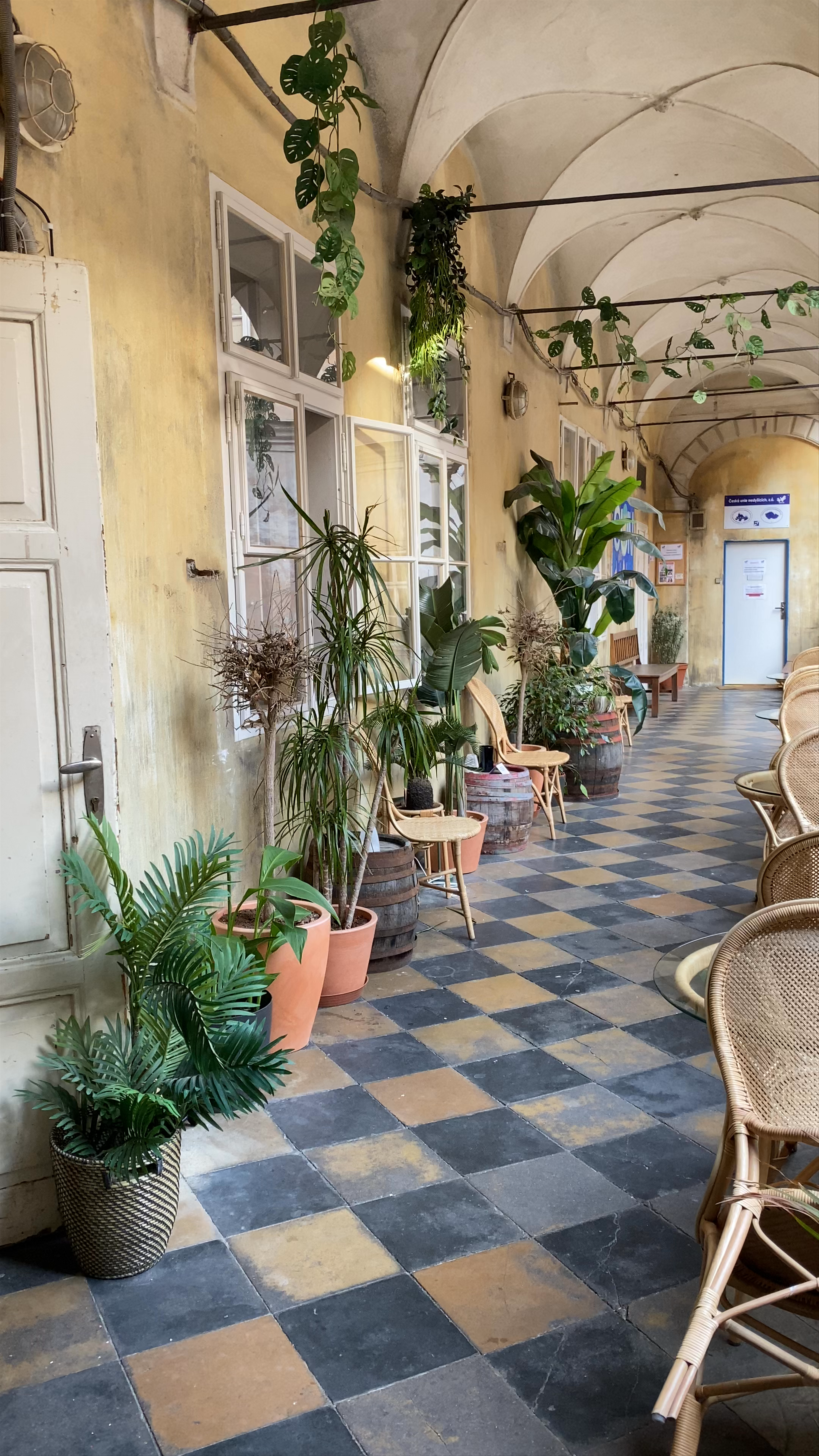 Serene Old Town Corridor in Prague's Historic Quarter