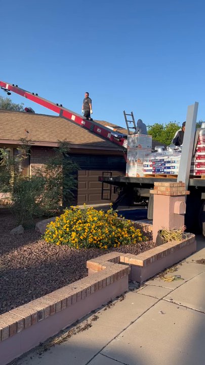 RWC Building Products - RWC moving our roofing products on the roof. - Building Supplies Near Me - Mesa, Arizona