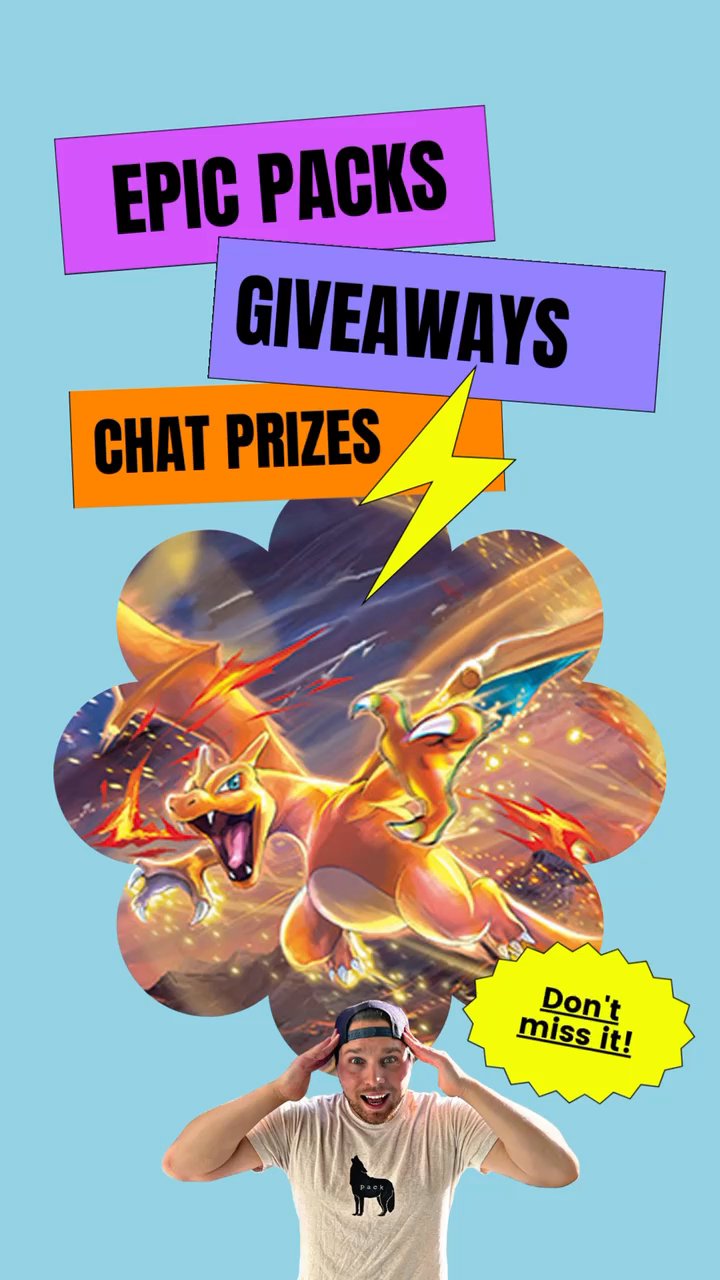 Whatnot - EPIC PACKS+CHAT GIVEAWAYS+SINGLES Livestream by poke_ballers ...
